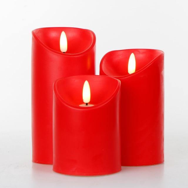 3pcs Fernbedienung LED Flammenlose Kerze | Karnz
