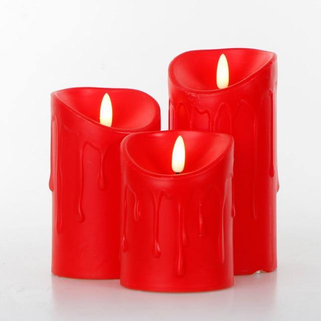 3pcs Fernbedienung LED Flammenlose Kerze | Karnz