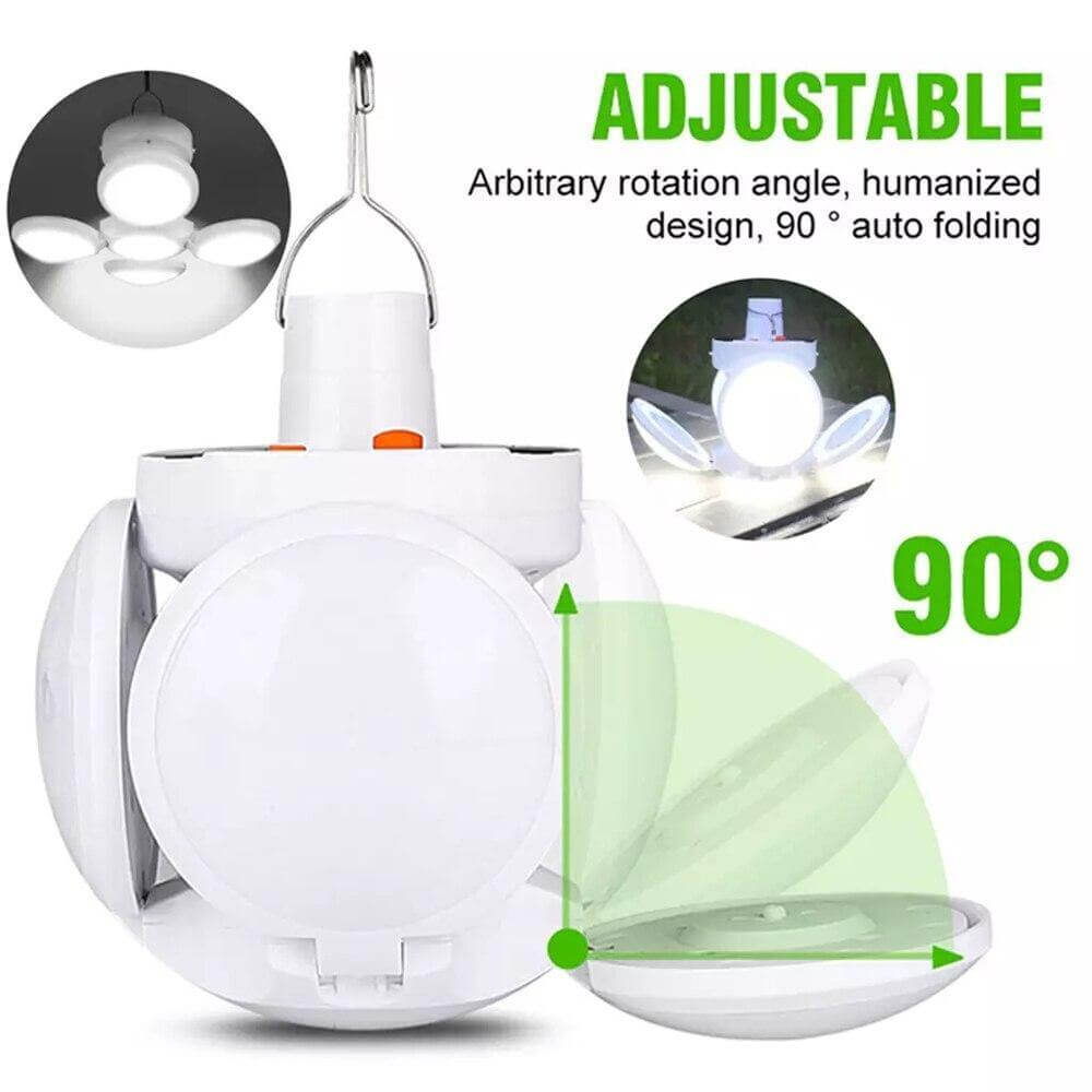 Wasserdichte wiederaufladbare Solar-Campinglampe | Karnz