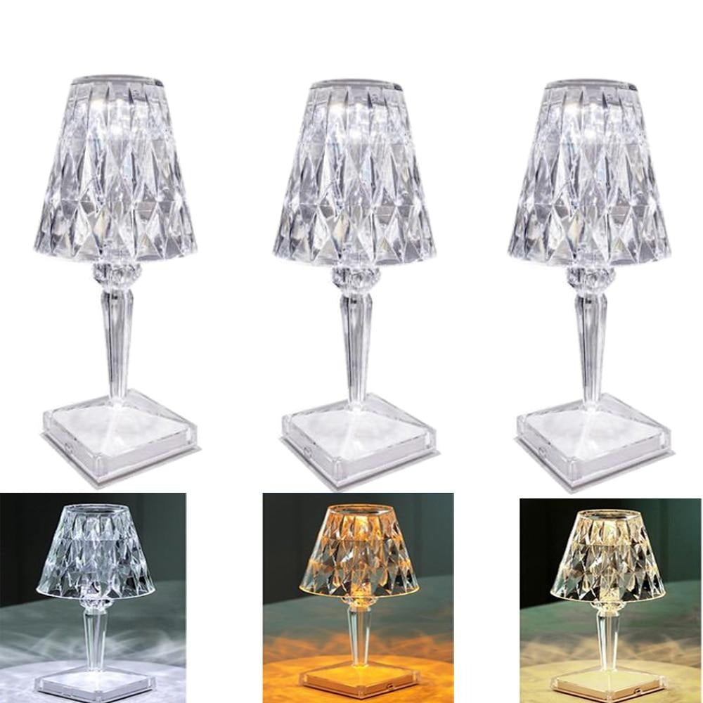 Diamant Acryl Tischlampe | Karnz
