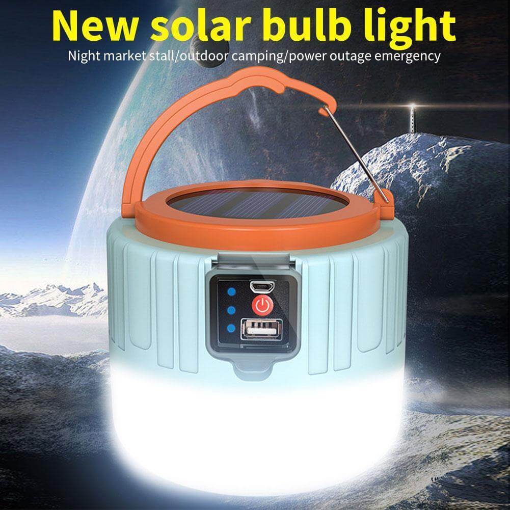 Outdoor wasserdichte Solar wiederaufladbare Camping LED Lampe | Karnz