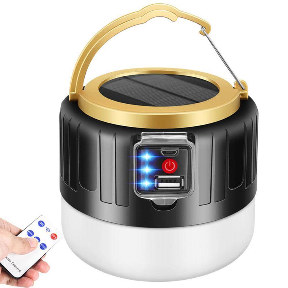Outdoor wasserdichte Solar wiederaufladbare Camping LED Lampe | Karnz