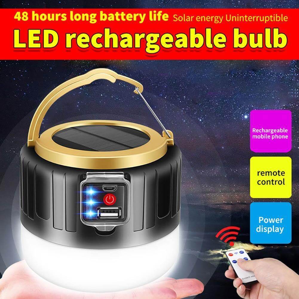 Outdoor wasserdichte Solar wiederaufladbare Camping LED Lampe | Karnz