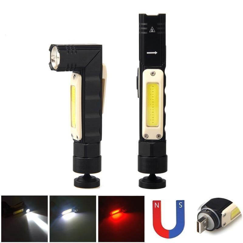 Wiederaufladbare Magnetische Verstellbare Camping-Taschenlampe | Karnz