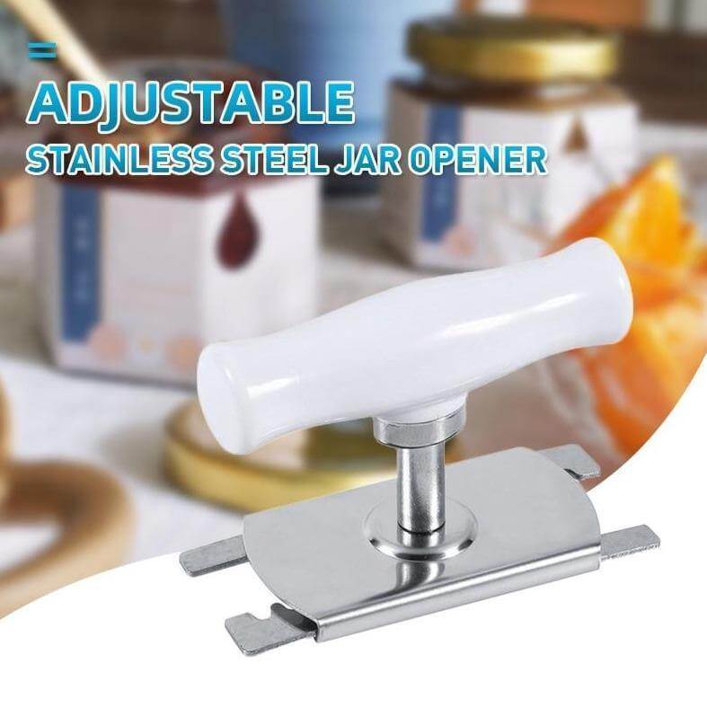 Verstellbarer Edelstahl Einmachglasöffner