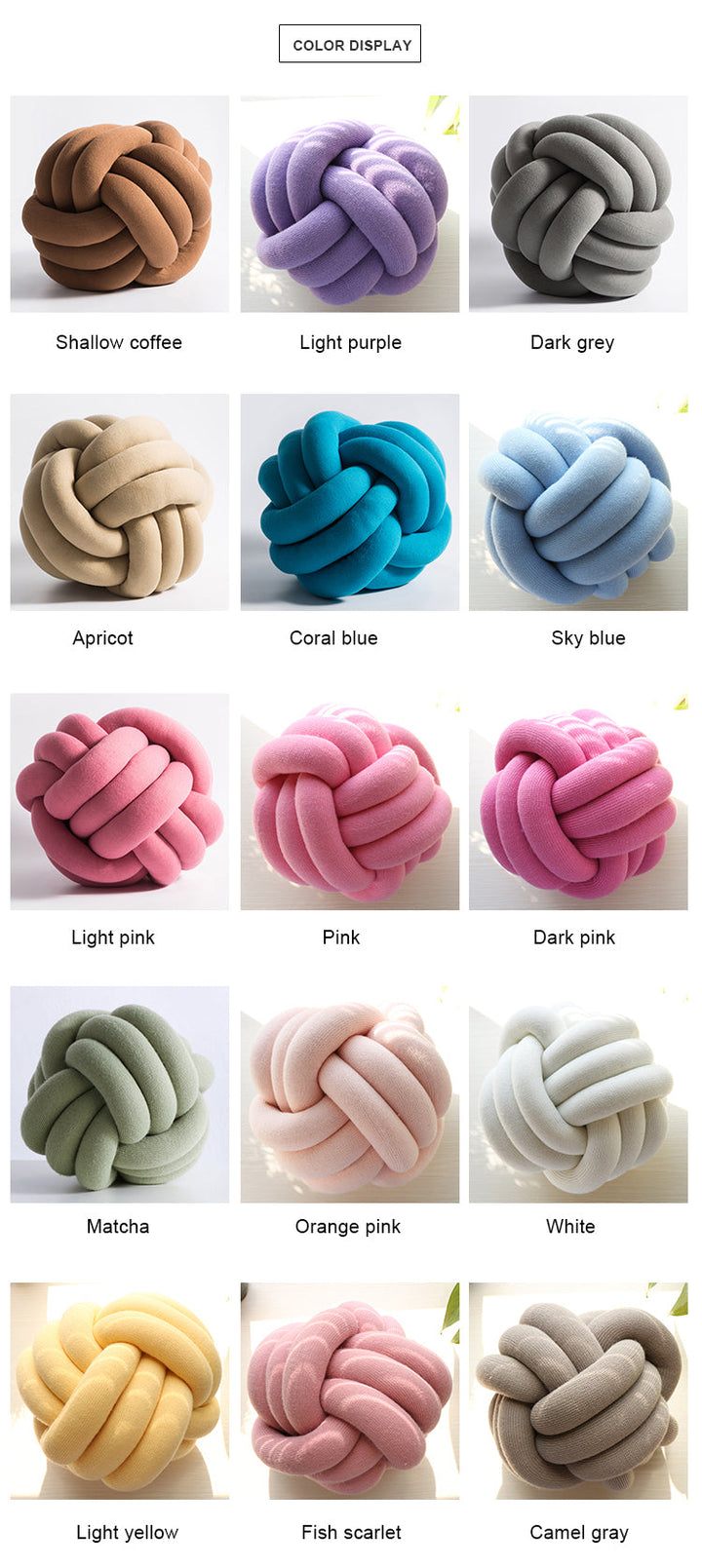Knot Ball Kissen | Karnz