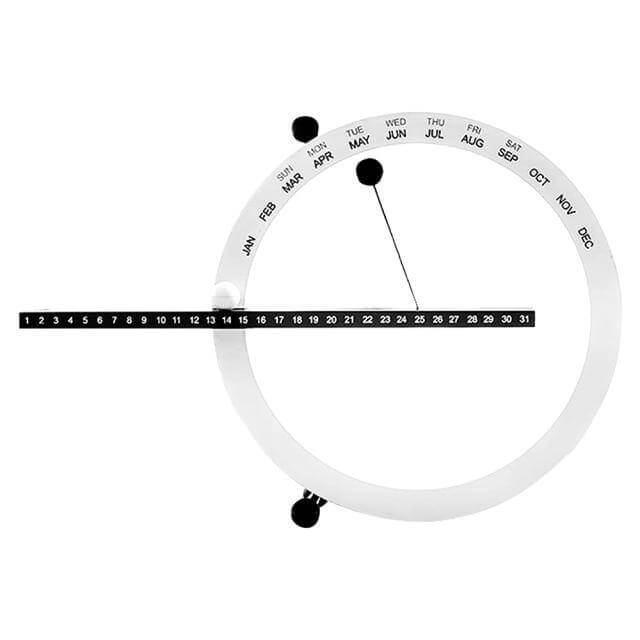 Flip Magnetic Manual Daily Desktop-Kalender | Karnz