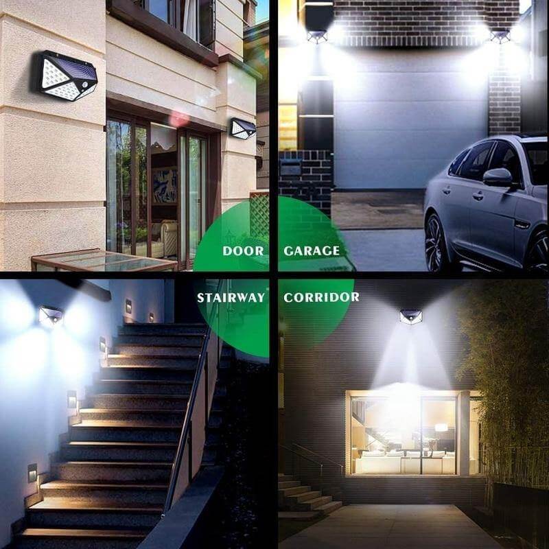 LED Außen-Solarlicht Wandleuchte | Karnz