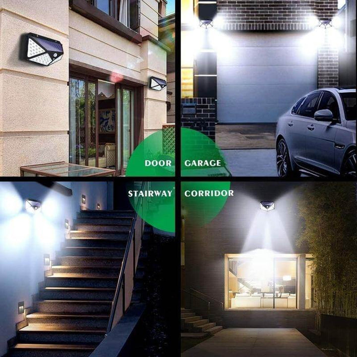 LED Außen-Solarlicht Wandleuchte | Karnz