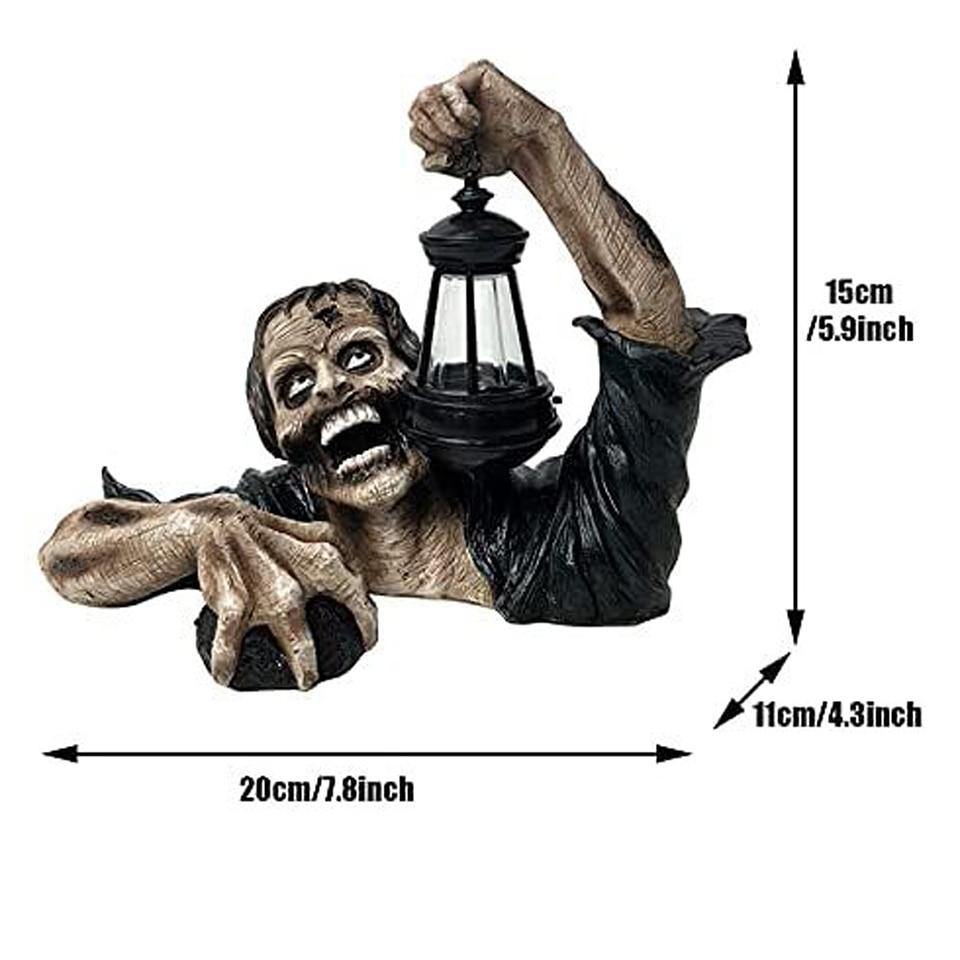 Zombie Statue Halloween Dekoration