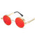 Kreative Runde Retro Runde Metall Sonnenbrille | Karnz