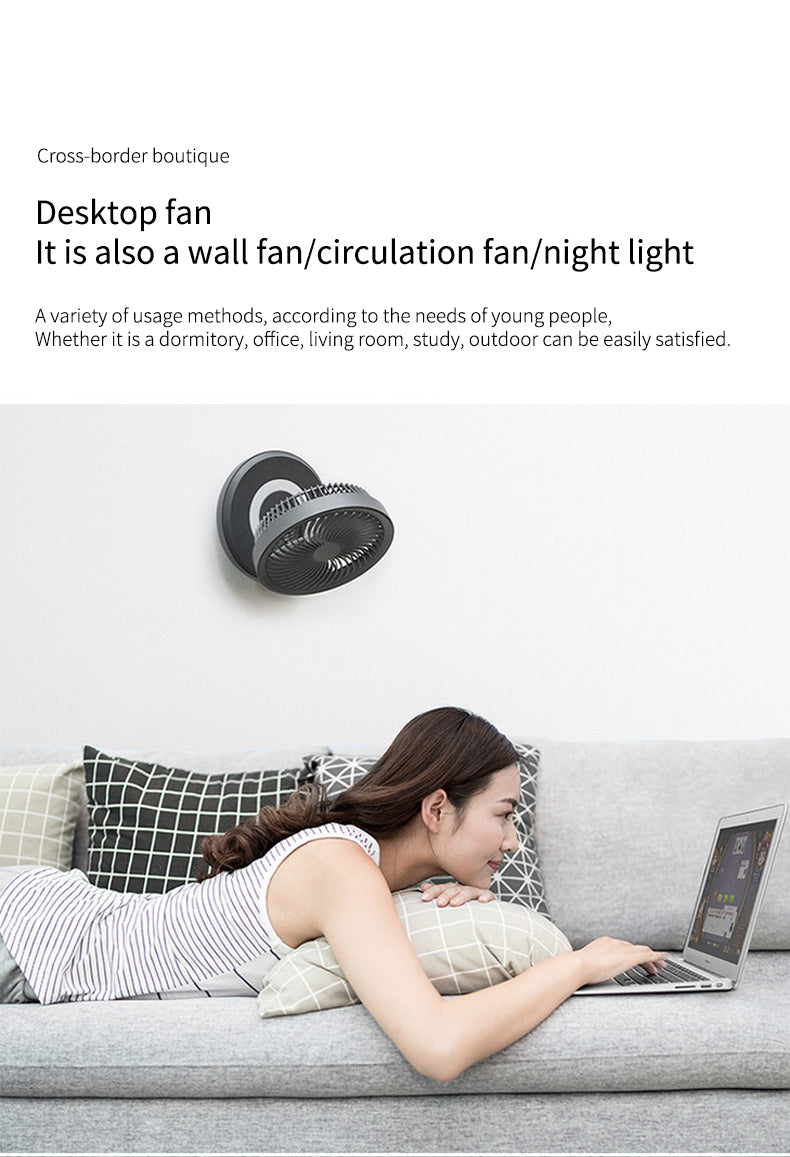 PortaKarnze kabellose FoldaKarnze Fan Nachtlampe