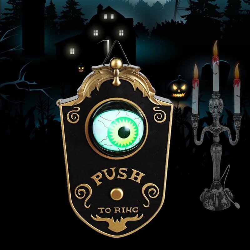 Einäugige Leuchtende Glühende Halloween Türglocke | Karnz