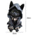 Resin Schwarze Katze Statue Dekor | Karnz