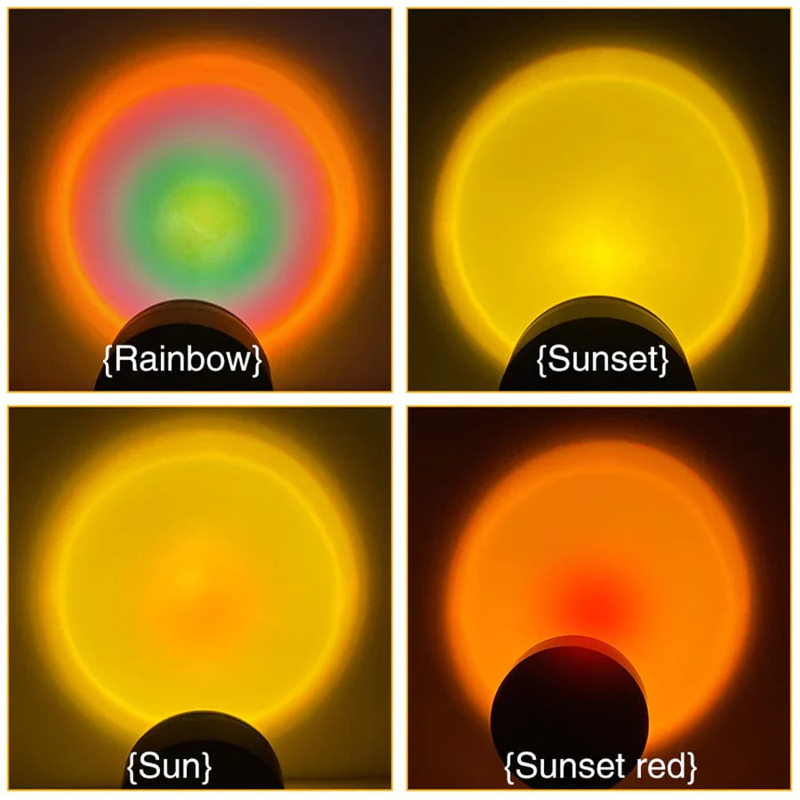 Sonnenuntergang Lampe mit 4 Farben - GlowSphere | Karnz