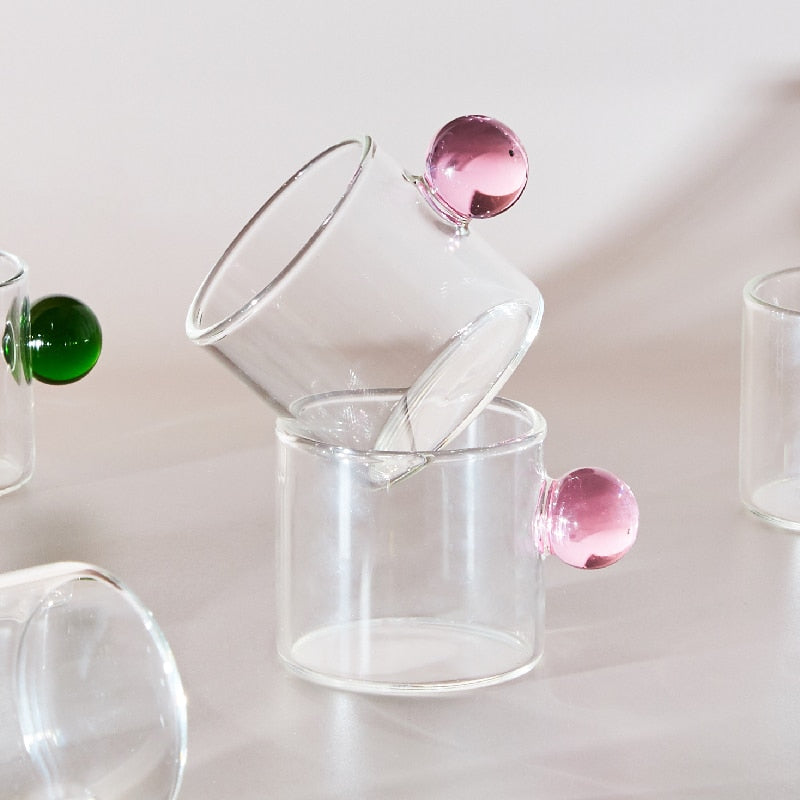 Globe Handgriff Glas Espresso Tasse | Karnz