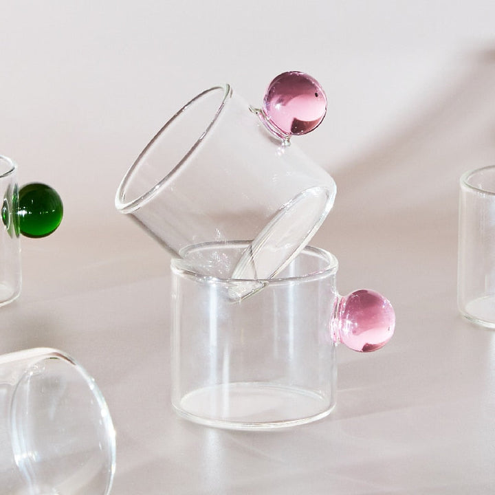 Globe Handgriff Glas Espresso Tasse | Karnz
