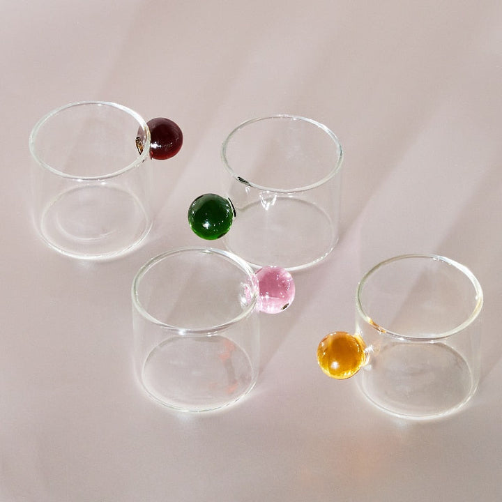 Globe Handgriff Glas Espresso Tasse | Karnz
