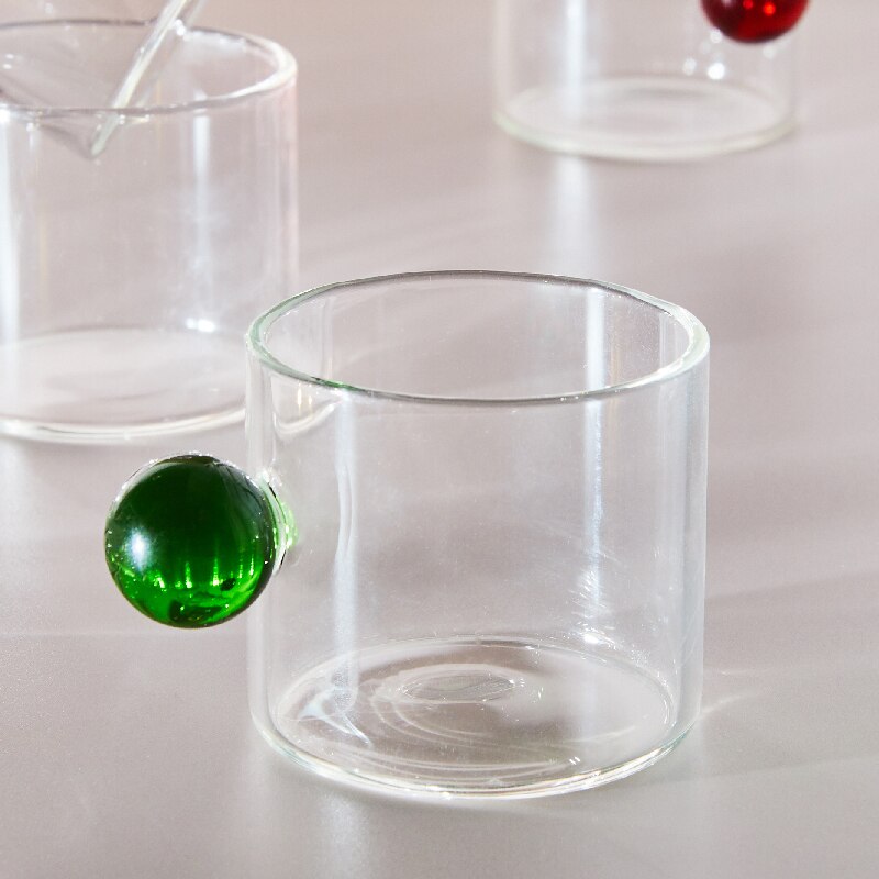 Globe Handgriff Glas Espresso Tasse | Karnz