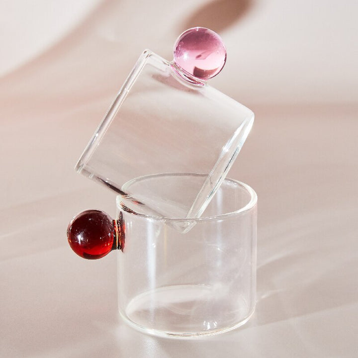 Globe Handgriff Glas Espresso Tasse | Karnz