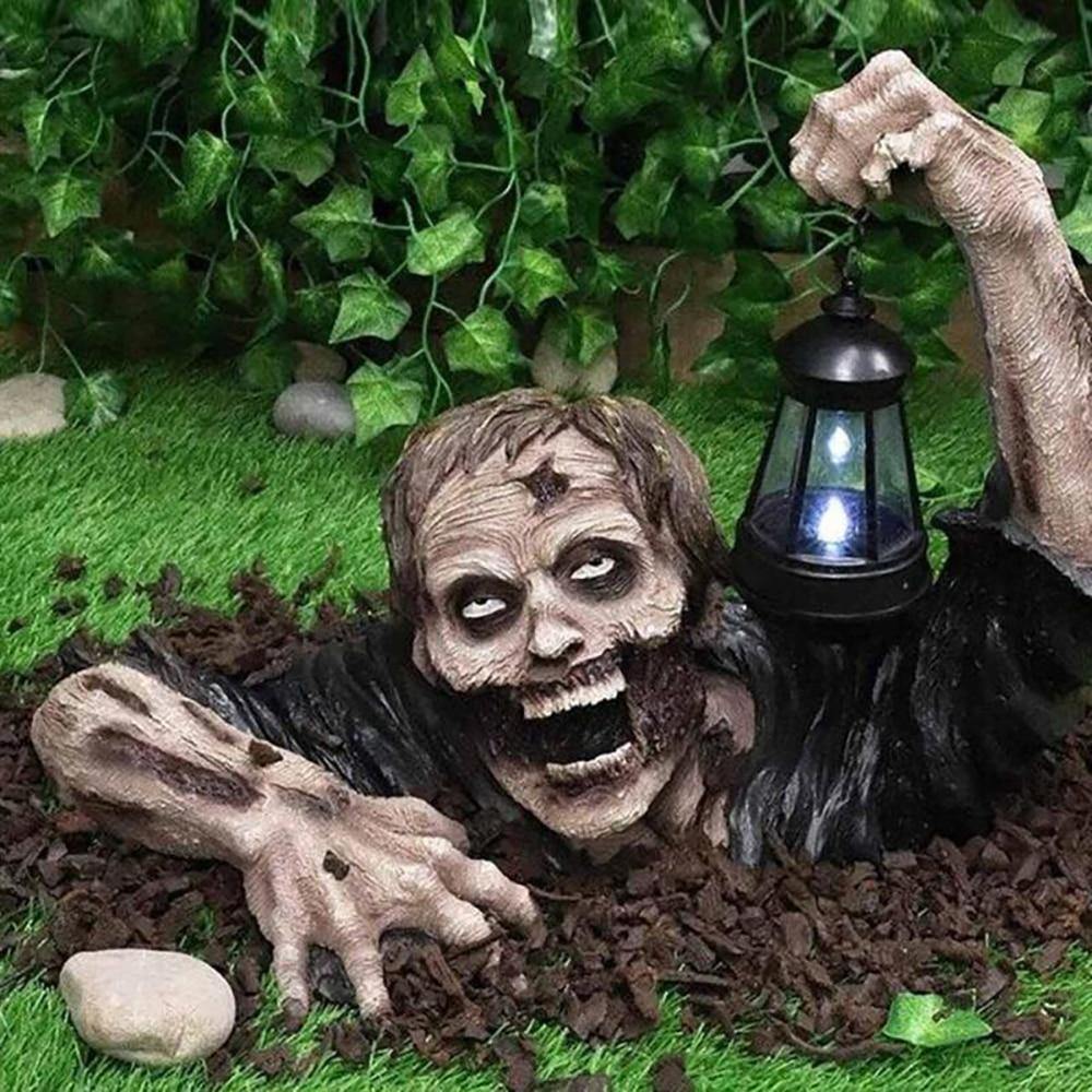 Zombie Statue Halloween Dekoration | Karnz