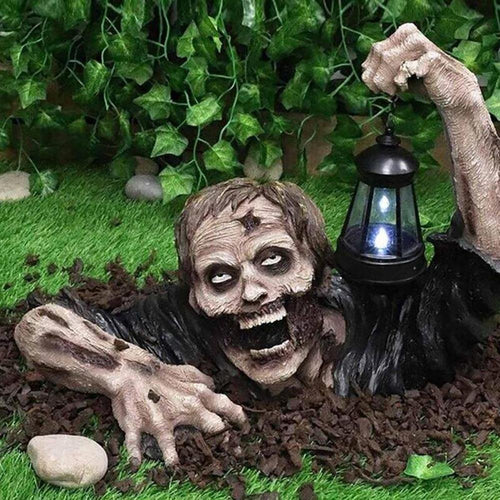 Zombie Statue Halloween Dekoration | Karnz