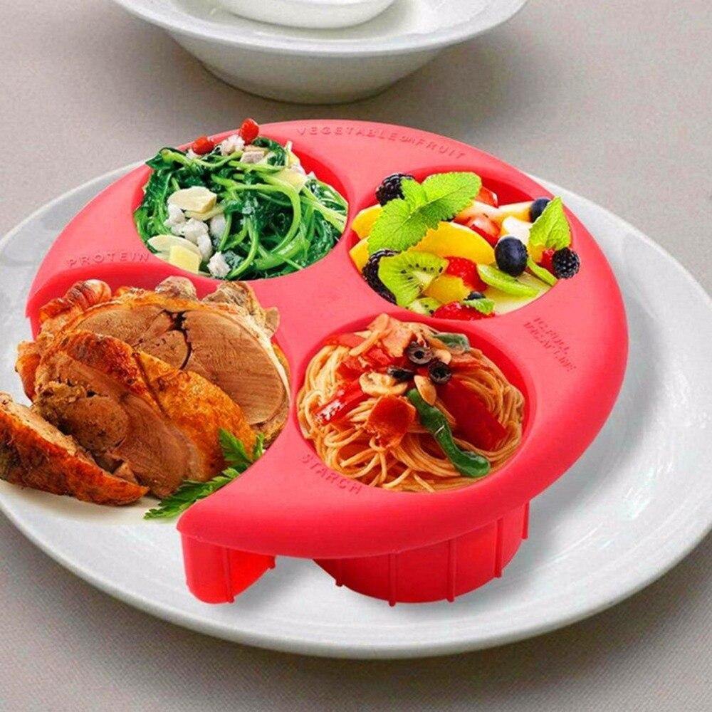 Mahlzeit Maß Portionsdiätkontrolle Servierwerkzeug