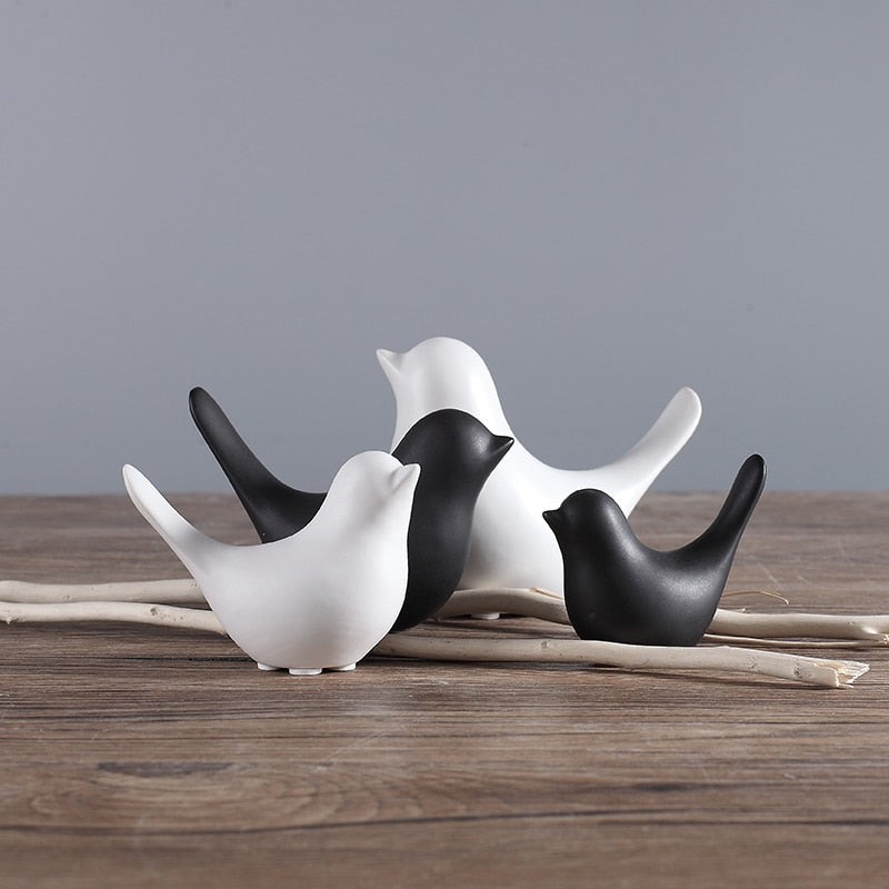 Nordic Creative Keramische Vogelfiguren