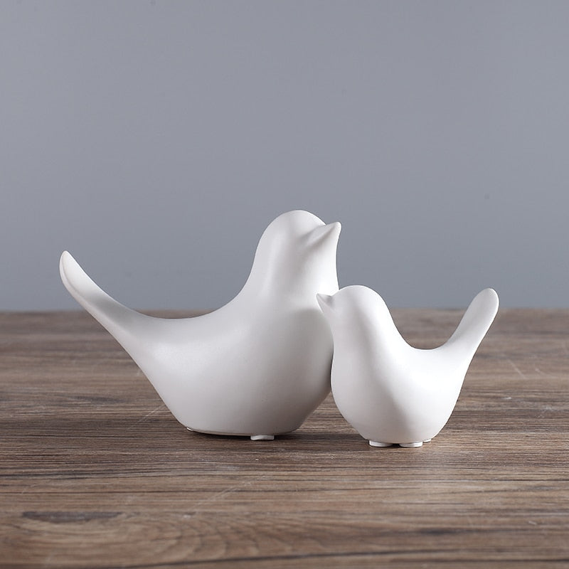 Nordic Creative Keramische Vogel-Figuren | Karnz