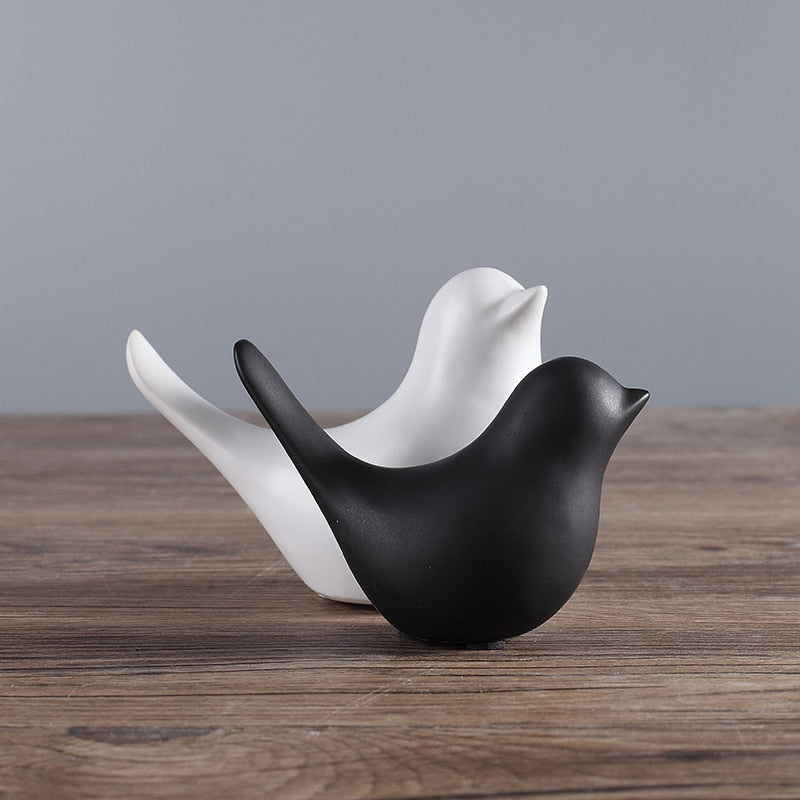 Nordic Creative Keramische Vogel-Figuren | Karnz