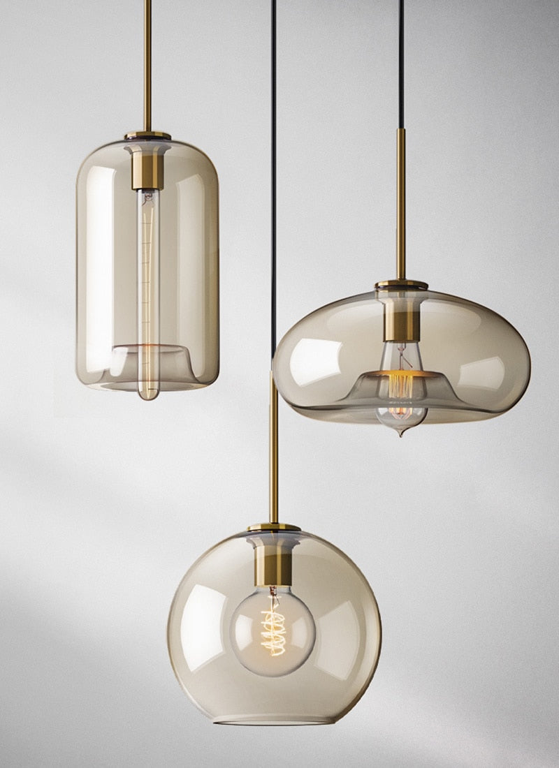 Moderne Glas Hängelampen | Karnz