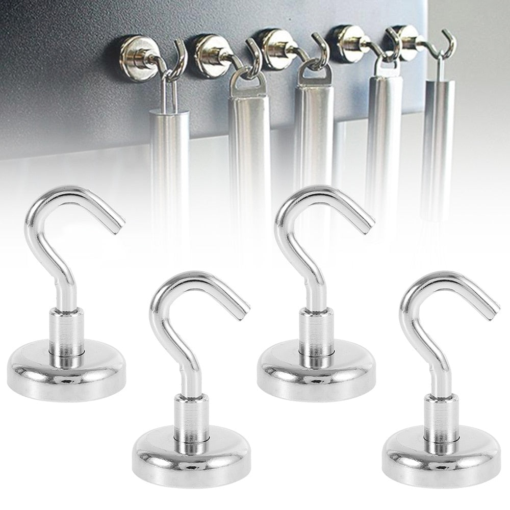 4 Stück starke Magnet-Haken | Karnz