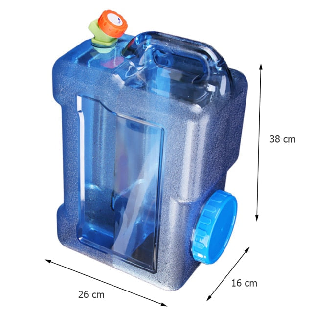 Portabler Reisen Camping Wasserbehälter mit Wasserhahn | Karnz