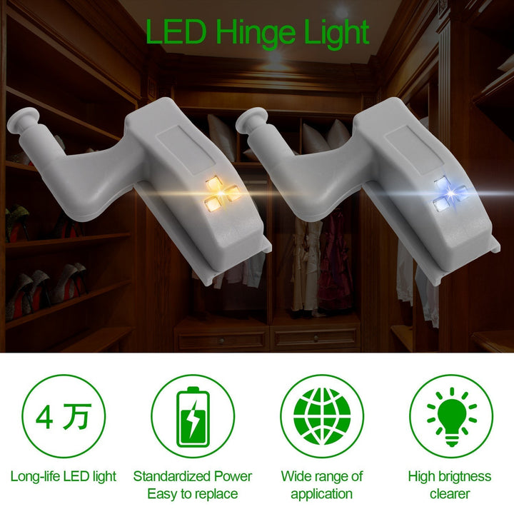 10Stk LED Sensor Scharnier Kleiderschranklampe | Karnz