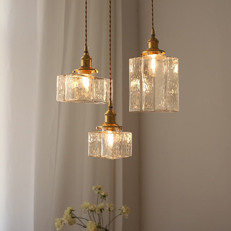 Whitley – Vintage-Glas-Hängelampen