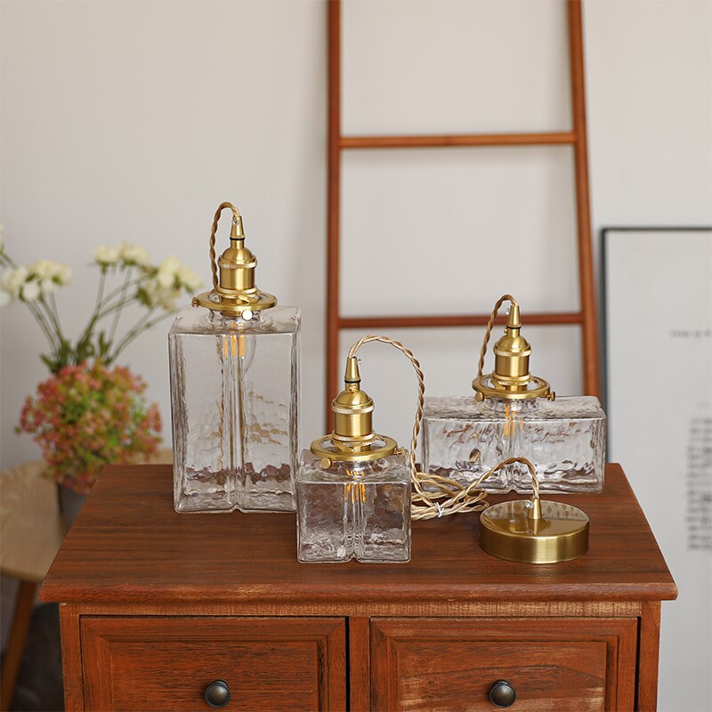 Whitley – Vintage-Glas-Hängelampen