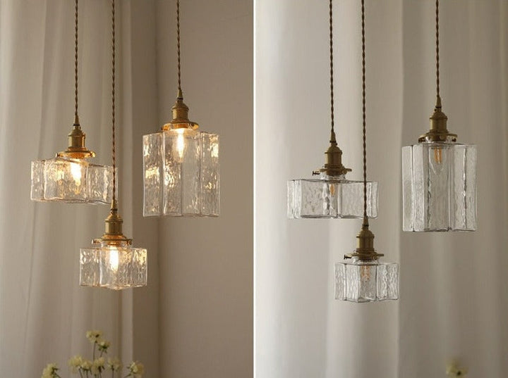 Whitley – Vintage-Glas-Hängelampen