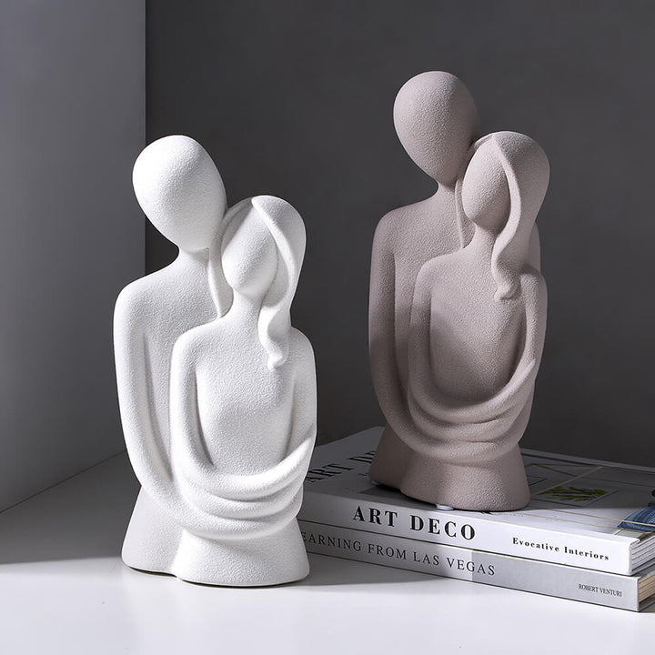 Nordic Abstract Thinker Harz Statue Skulptur | Karnz
