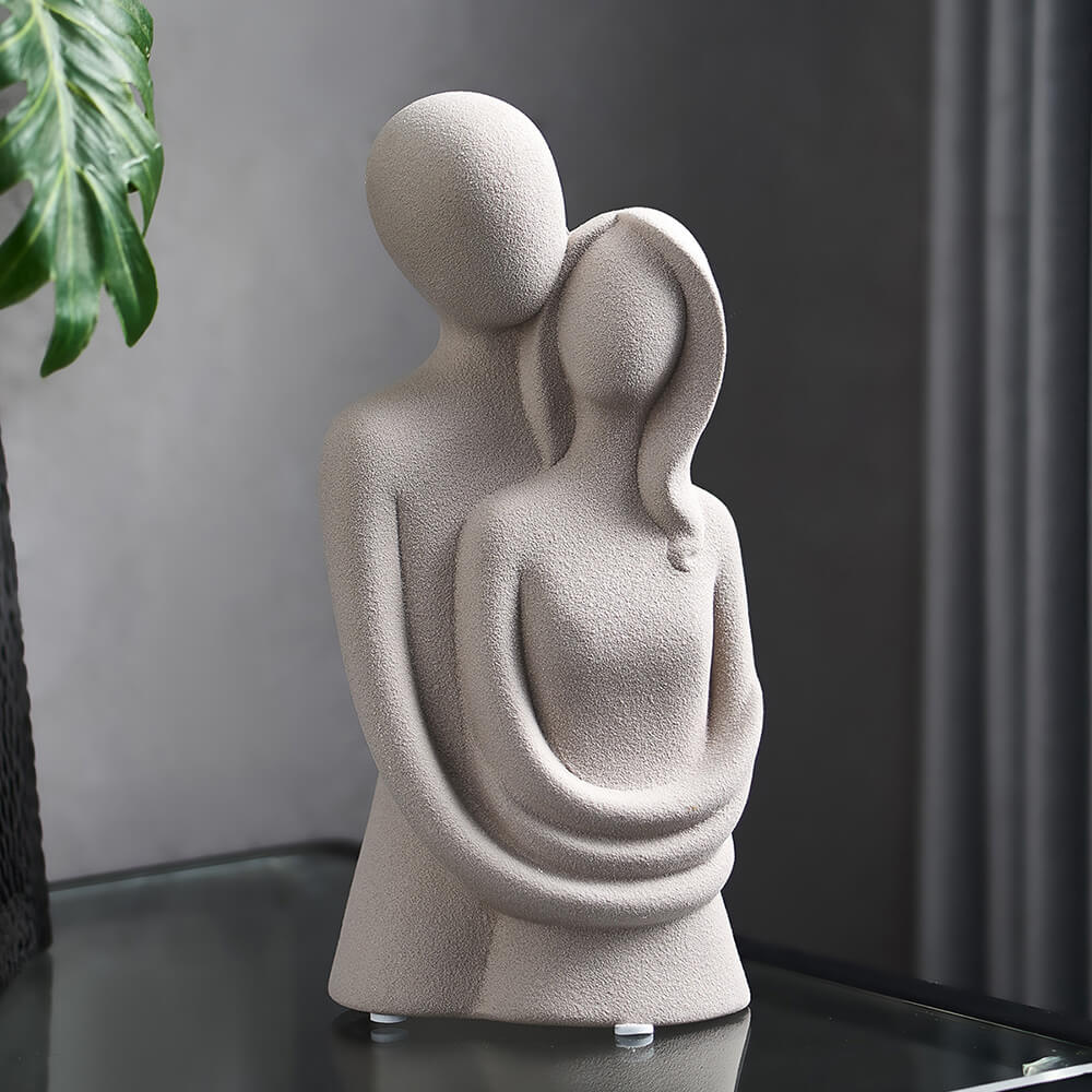 Nordic Abstract Thinker Harz Statue Skulptur | Karnz