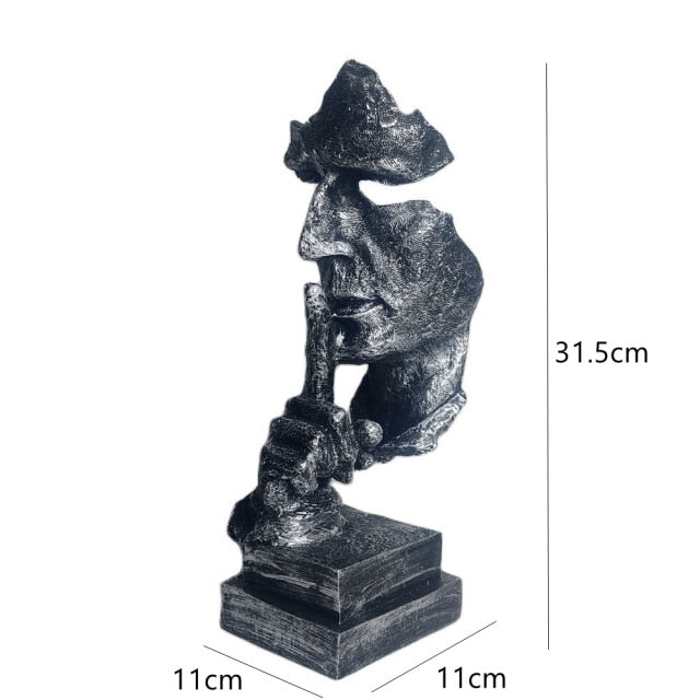 Nordic Abstract Unique Thinker Figur Figur Home Decor | Karnz
