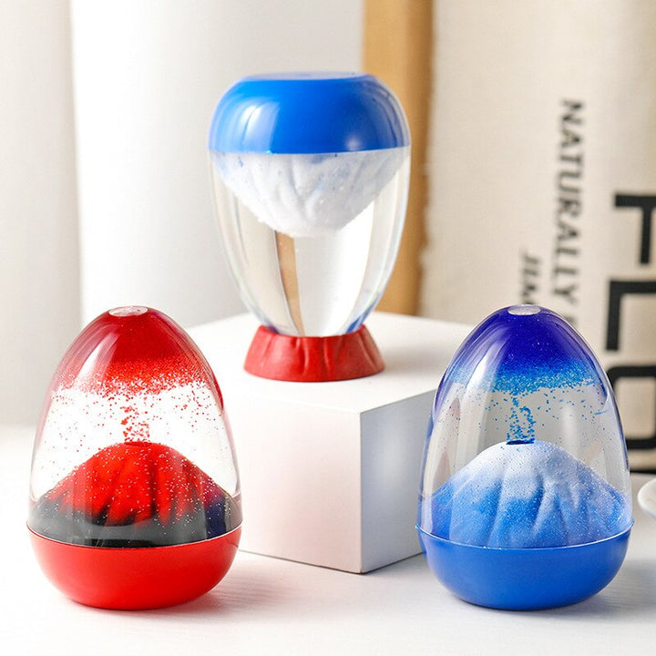 Vulkanausbruch Flüssigkeitsstundenglas | Karnz