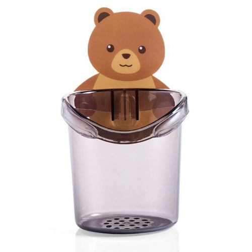 Wandmontierter Sticky Bear Zahnbürstenhalter