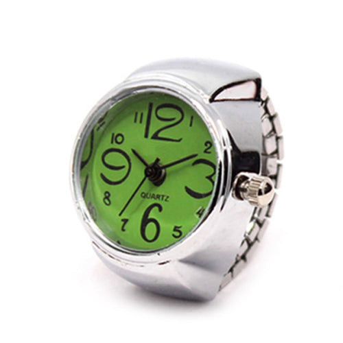 Karnz | Kreative Quarz Edelstahl Uhr Ring