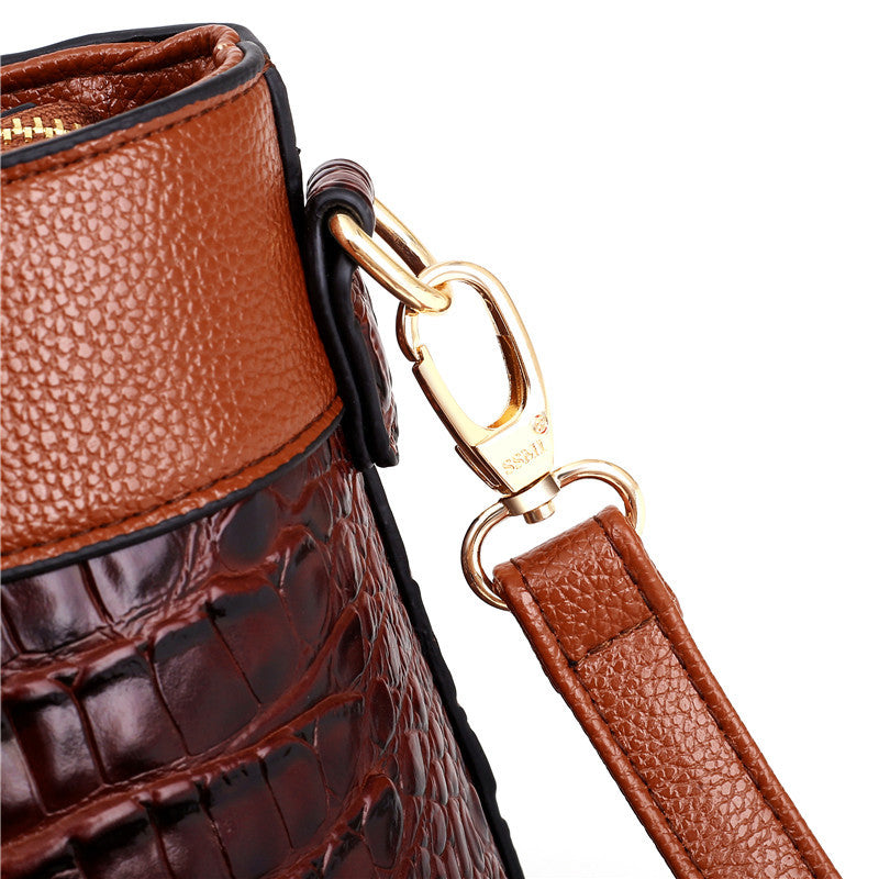 Krokodilledertasche – mit handgefertigten Details