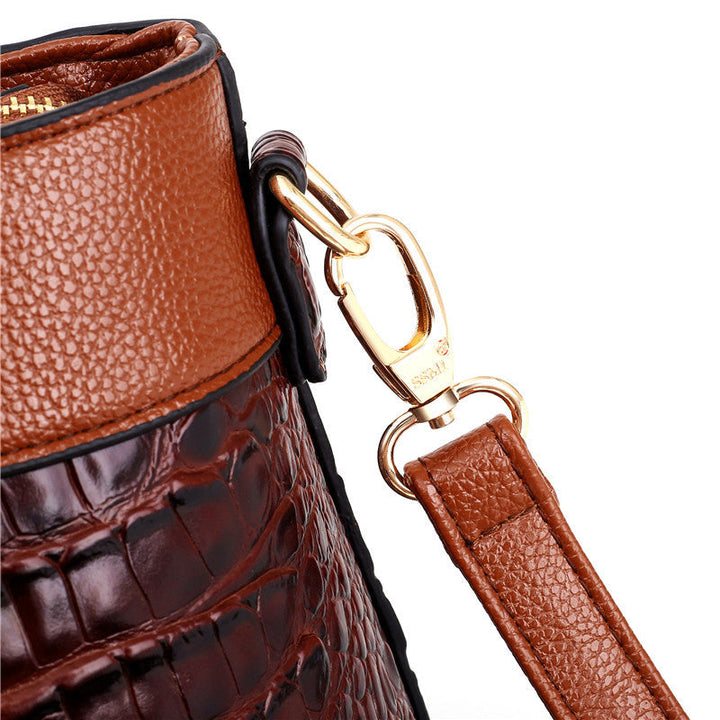 Krokodilledertasche – mit handgefertigten Details