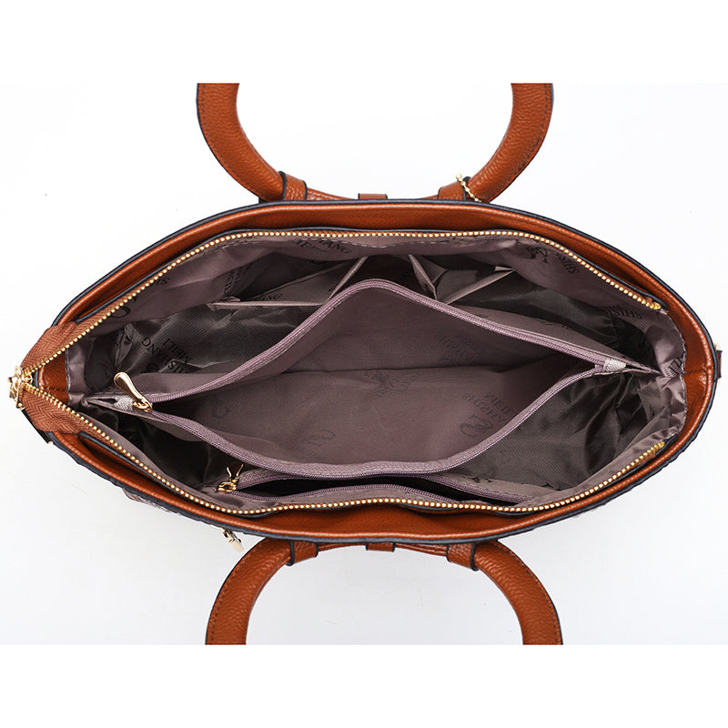 Krokodilledertasche – mit handgefertigten Details