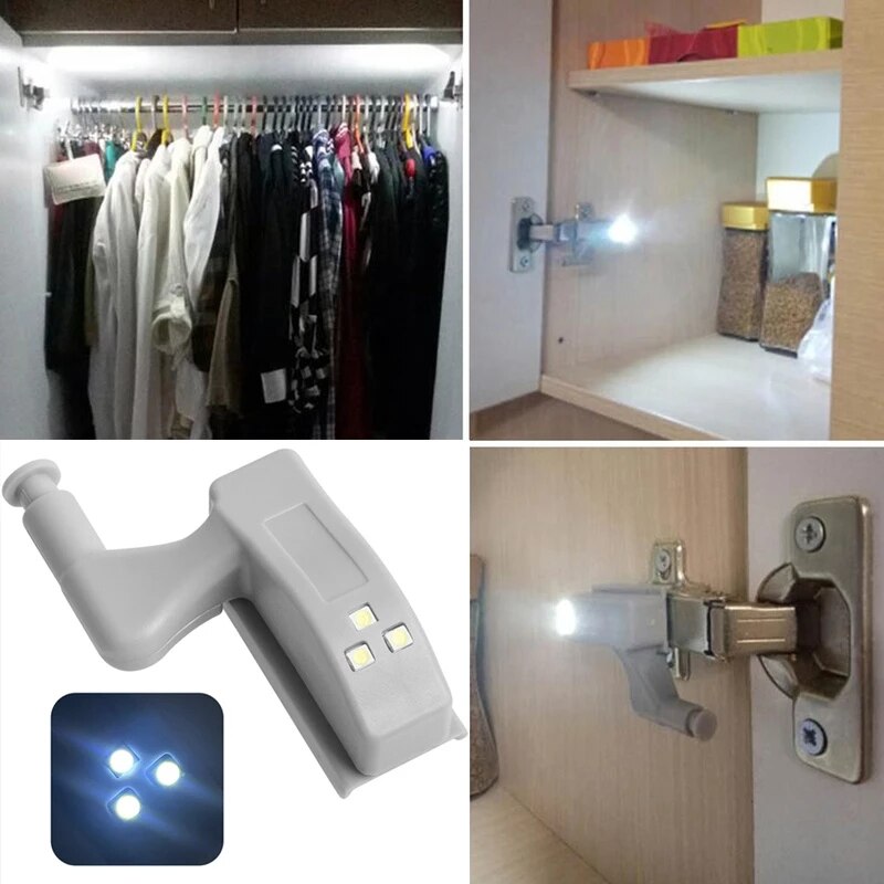 10 Stück LED Sensor Scharniere Kleiderschrank Lampe | Karnz