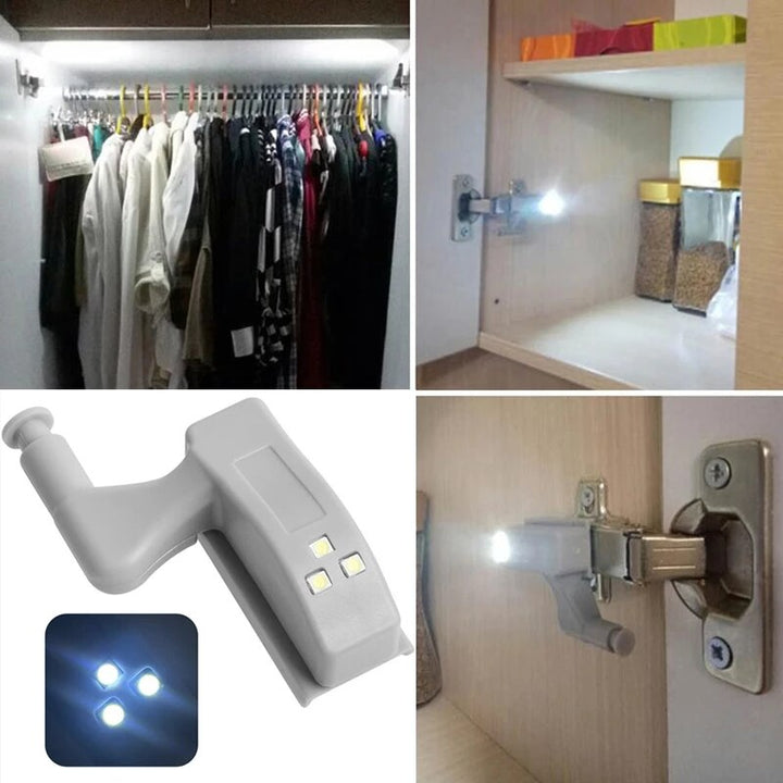 10 Stück LED Sensor Scharniere Kleiderschrank Lampe | Karnz