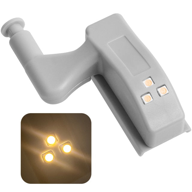 10 Stück LED Sensor Scharniere Kleiderschrank Lampe | Karnz