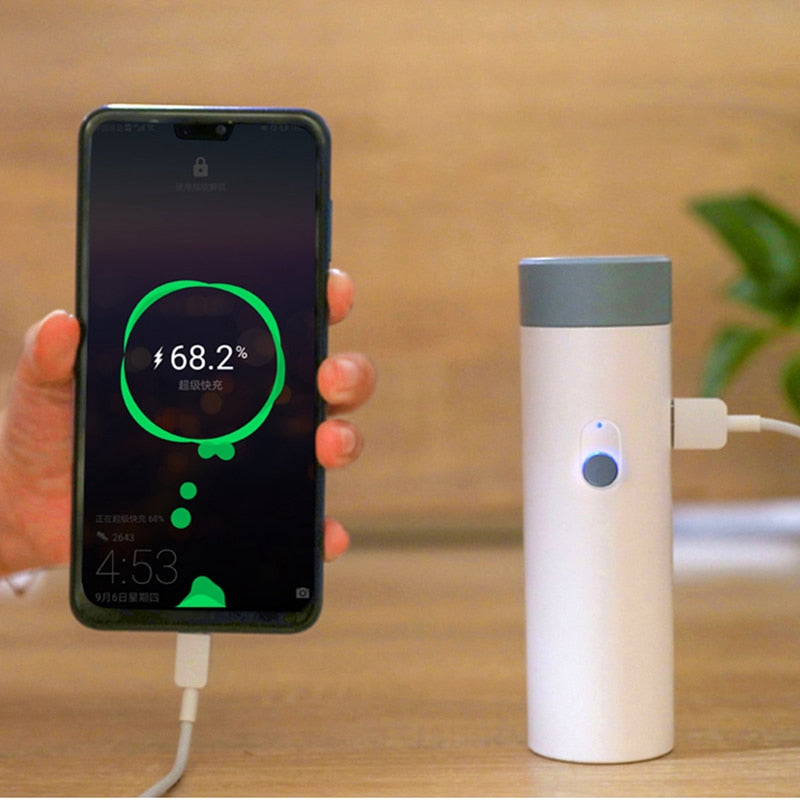 LED Mini RechargeaKarnze Power Bank Schreibtischlampe